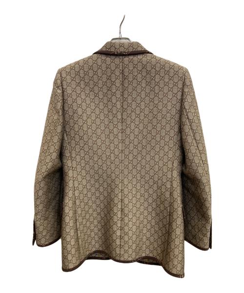 GUCCI（グッチ）GUCCI (グッチ) テーラードジャケット ベージュ サイズ:44の古着・服飾アイテム