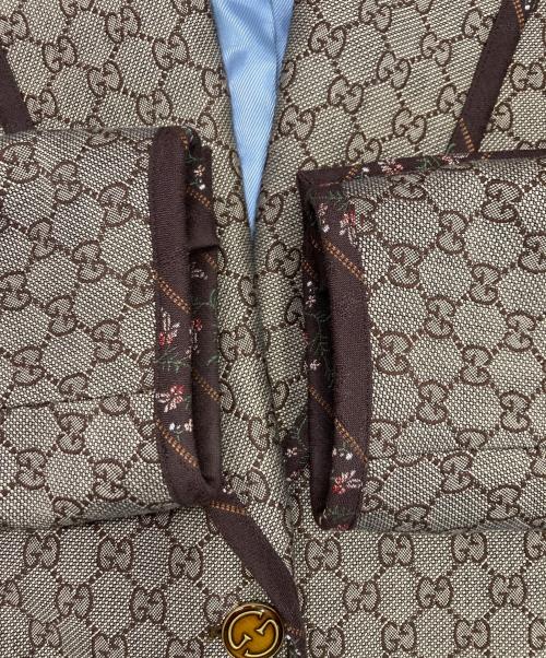 GUCCI（グッチ）GUCCI (グッチ) テーラードジャケット ベージュ サイズ:44の古着・服飾アイテム