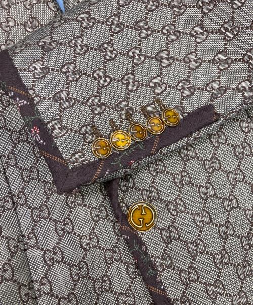 GUCCI（グッチ）GUCCI (グッチ) テーラードジャケット ベージュ サイズ:44の古着・服飾アイテム