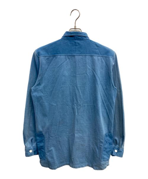 BLURHMS（ブラームス）BLURHMS (ブラームス) シャツジャケット ブルー サイズ:Lの古着・服飾アイテム