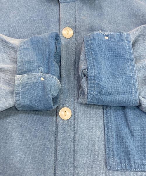 BLURHMS（ブラームス）BLURHMS (ブラームス) シャツジャケット ブルー サイズ:Lの古着・服飾アイテム
