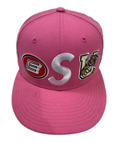 New Era（ニューエラ）New Era (ニューエラ) Supreme (シュプリーム) キャップ ピンクの古着・服飾アイテム