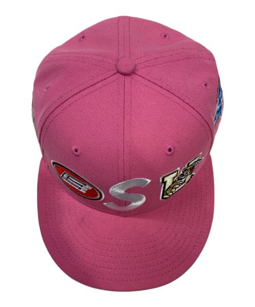 New Era（ニューエラ）New Era (ニューエラ) Supreme (シュプリーム) キャップ ピンクの古着・服飾アイテム