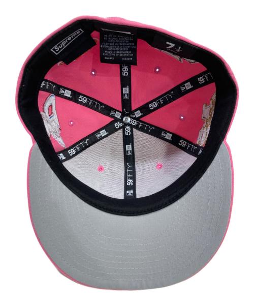 New Era（ニューエラ）New Era (ニューエラ) Supreme (シュプリーム) キャップ ピンクの古着・服飾アイテム