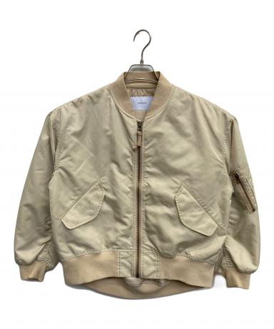 中古・古着通販】FRAMeWORK (フレームワーク) MA-1ジャケット ベージュ