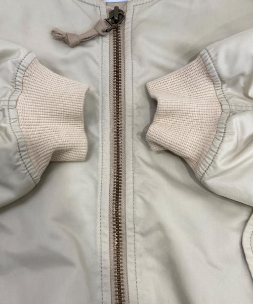 FRAMeWORK（フレームワーク）FRAMeWORK (フレームワーク) MA-1ジャケット ベージュ サイズ:FREEの古着・服飾アイテム