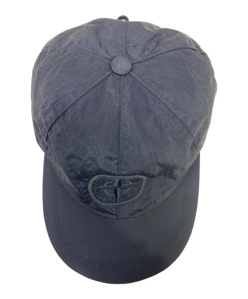 STONE ISLAND（ストーンアイランド）STONE ISLAND (ストーンアイランド) NYLON METAL CAP ブラック サイズ:Lの古着・服飾アイテム