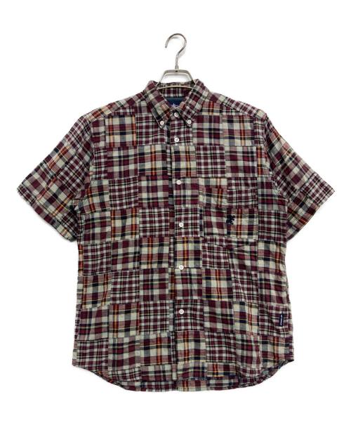 stussy（ステューシー）stussy (ステューシー) パッチワークチェックシャツ マルチカラー サイズ:Sの古着・服飾アイテム