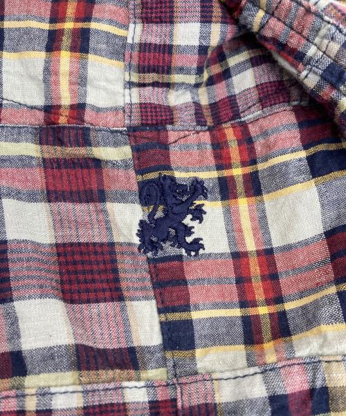 stussy（ステューシー）stussy (ステューシー) パッチワークチェックシャツ マルチカラー サイズ:Sの古着・服飾アイテム