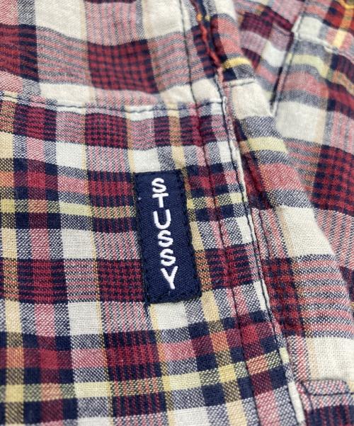 stussy（ステューシー）stussy (ステューシー) パッチワークチェックシャツ マルチカラー サイズ:Sの古着・服飾アイテム