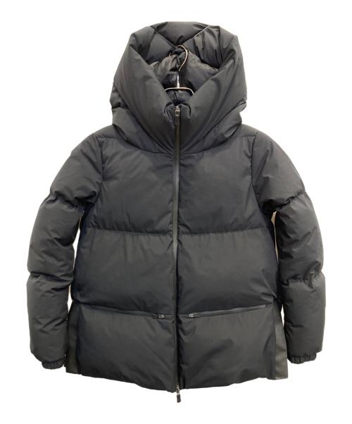 HERNO（ヘルノ）HERNO (ヘルノ) Laminar2レイヤーゴアテックス ダウンフーディーブルゾン ブラック サイズ:38の古着・服飾アイテム