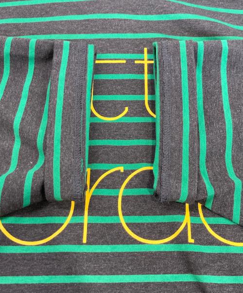 kolor/BEACON（カラービーコン）kolor/BEACON (カラービーコン) ハイネックボーダーカットソー グリーン サイズ:3の古着・服飾アイテム