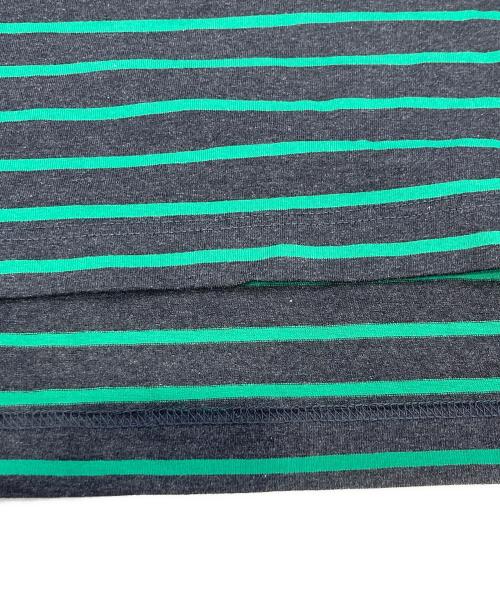 kolor/BEACON（カラービーコン）kolor/BEACON (カラービーコン) ハイネックボーダーカットソー グリーン サイズ:3の古着・服飾アイテム