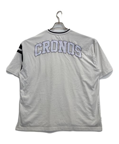 CRONOS（クロノス）CRONOS (クロノス) バックロゴTシャツ ホワイト サイズ:40(Ｌ)の古着・服飾アイテム