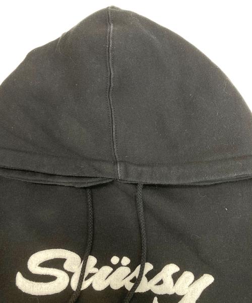 stussy（ステューシー）stussy (ステューシー) Pullover Hoodie ブラック サイズ:Sの古着・服飾アイテム