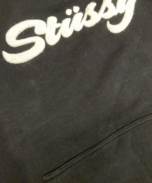 stussy（ステューシー）stussy (ステューシー) Pullover Hoodie ブラック サイズ:Sの古着・服飾アイテム