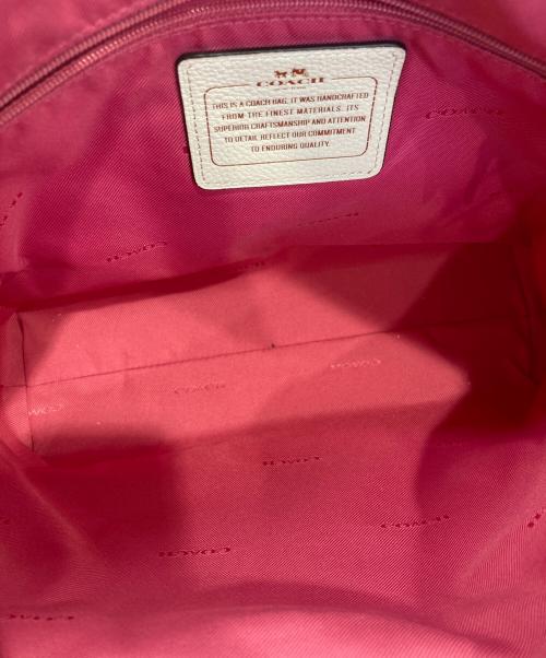 COACH（コーチ）COACH (コーチ) ハンドバッグ ホワイトの古着・服飾アイテム