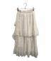 Snidel (スナイデル) ストレートプリーツティアードスカート アイボリー サイズ:FREE：7000円