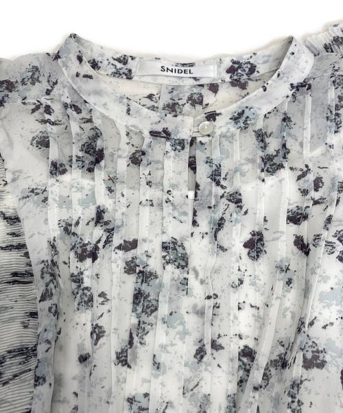 Snidel（スナイデル）Snidel (スナイデル) Sustainaフリルワンピ ブルー サイズ:FREEの古着・服飾アイテム