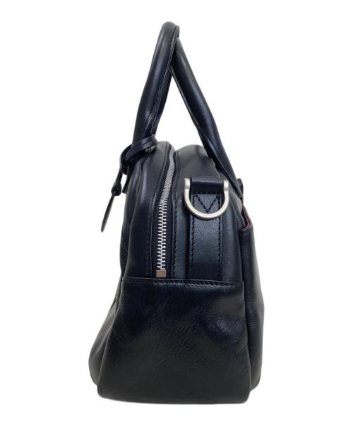 AVIREX（アヴィレックス）AVIREX (アヴィレックス) VARSITY LEATHER MINI-BOSTON BAG ブラックの古着・服飾アイテム