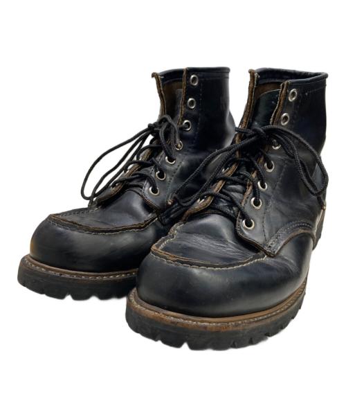 RED WING（レッドウィング）RED WING (レッドウィング) Classic Work 6inch Moc-toe ブラック サイズ:US 8の古着・服飾アイテム