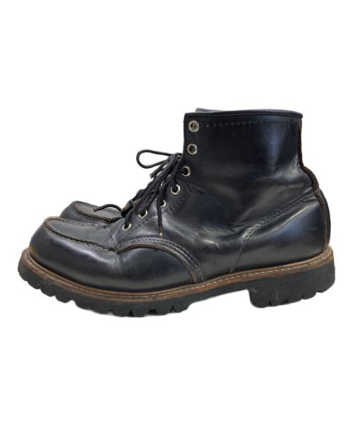 RED WING（レッドウィング）RED WING (レッドウィング) Classic Work 6inch Moc-toe ブラック サイズ:US 8の古着・服飾アイテム