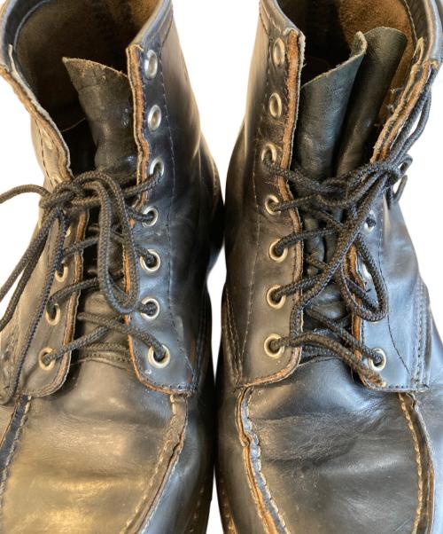 RED WING（レッドウィング）RED WING (レッドウィング) Classic Work 6inch Moc-toe ブラック サイズ:US 8の古着・服飾アイテム