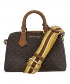 MICHAEL KORSマイケル・コース）の古着「ミニボストンバッグ」｜ブラウン