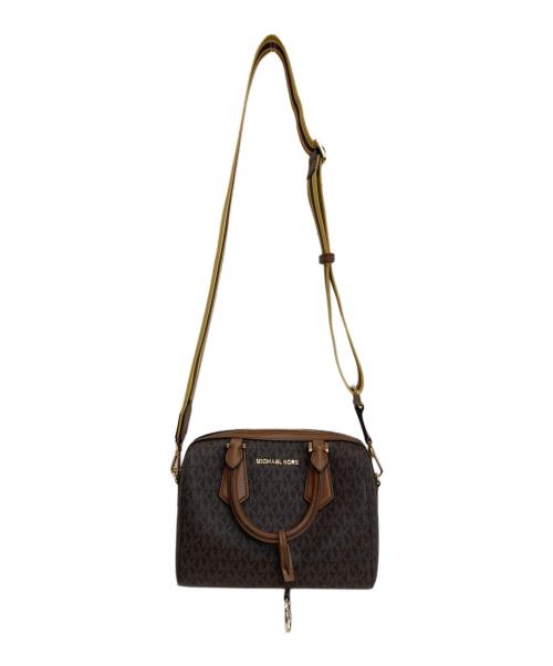 MICHAEL KORS（マイケル・コース）MICHAEL KORS (マイケル・コース) ミニボストンバッグ ブラウンの古着・服飾アイテム