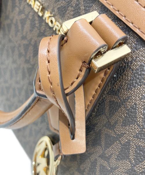 MICHAEL KORS（マイケル・コース）MICHAEL KORS (マイケル・コース) ミニボストンバッグ ブラウンの古着・服飾アイテム