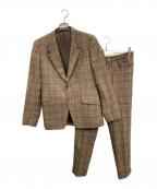 Paul Smith COLLECTIONポールスミス コレクション）の古着「チェックセットアップ」｜ブラウン