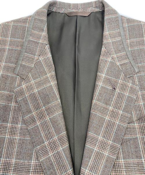 Paul Smith COLLECTION（ポールスミス コレクション）Paul Smith COLLECTION (ポールスミス コレクション) チェックセットアップ ブラウン サイズ:M(チェスト90・ウエスト78・身長170)の古着・服飾アイテム