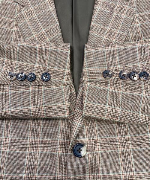 Paul Smith COLLECTION（ポールスミス コレクション）Paul Smith COLLECTION (ポールスミス コレクション) チェックセットアップ ブラウン サイズ:M(チェスト90・ウエスト78・身長170)の古着・服飾アイテム