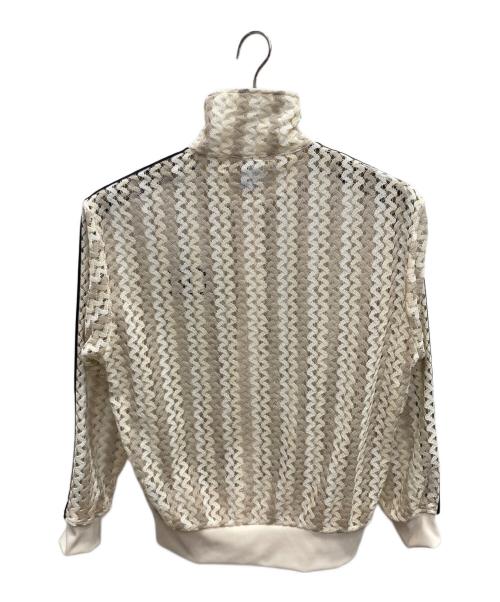 adidas（アディダス）adidas (アディダス) サマーグローファイヤーバードトラックトップ ベージュ サイズ:Mの古着・服飾アイテム