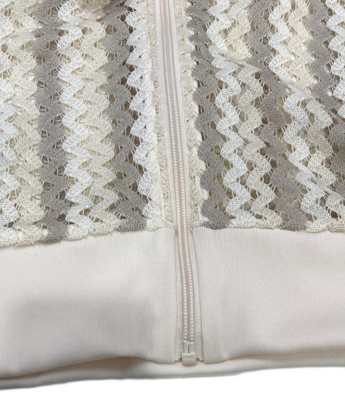 adidas（アディダス）adidas (アディダス) サマーグローファイヤーバードトラックトップ ベージュ サイズ:Mの古着・服飾アイテム