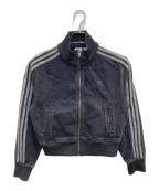 adidasアディダス）の古着「アディカラー デニム トラックトップ」｜ブラック