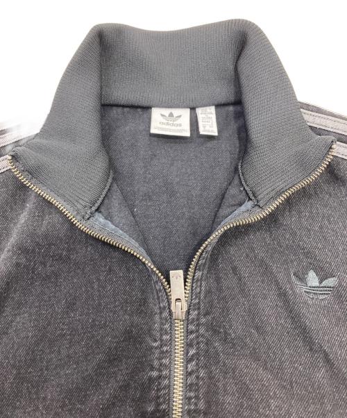 adidas（アディダス）adidas (アディダス) アディカラー デニム トラックトップ ブラック サイズ:Lの古着・服飾アイテム
