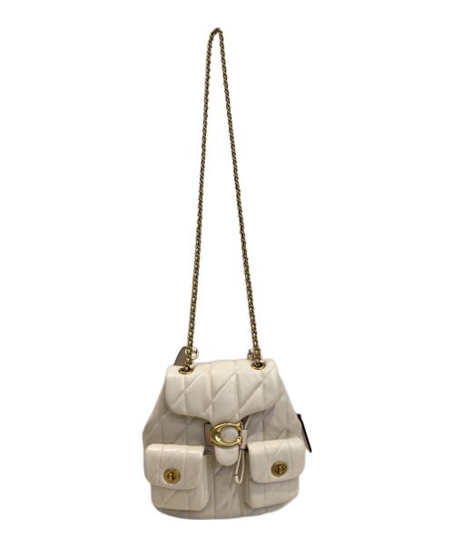 COACH（コーチ）COACH (コーチ) TABBY バックパック 21 アイボリーの古着・服飾アイテム