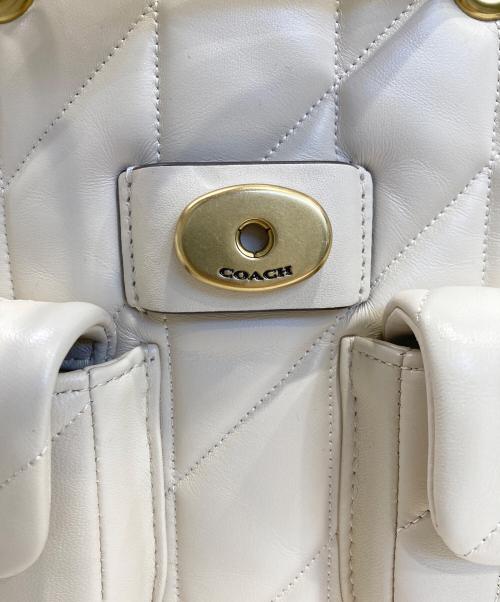 COACH（コーチ）COACH (コーチ) TABBY バックパック 21 アイボリーの古着・服飾アイテム