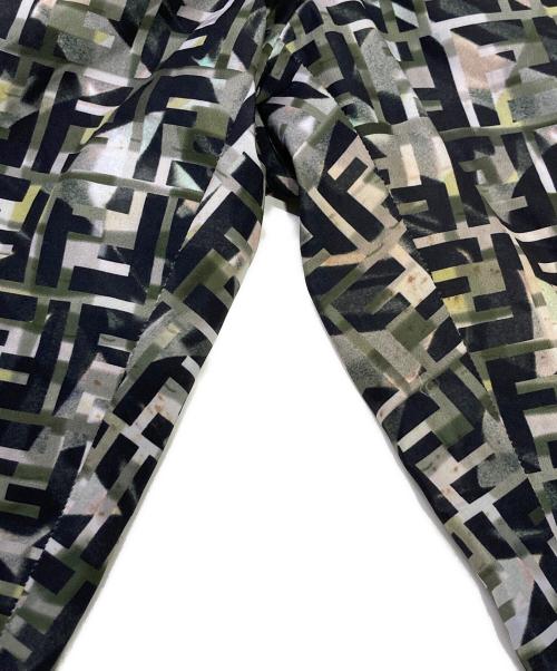 FENDI（フェンディ）FENDI (フェンディ) ズッカパターン総柄パンツ グリーン サイズ:44の古着・服飾アイテム