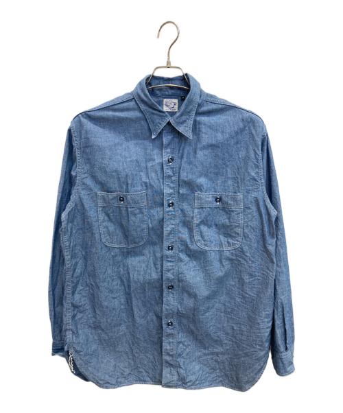 orSlow（オアスロウ）orSlow (オアスロウ) シャンブレーシャツ ブルー サイズ:Lの古着・服飾アイテム