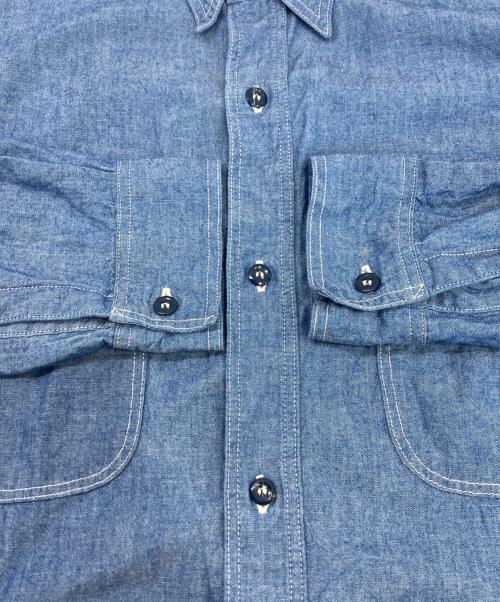 orSlow（オアスロウ）orSlow (オアスロウ) シャンブレーシャツ ブルー サイズ:Lの古着・服飾アイテム
