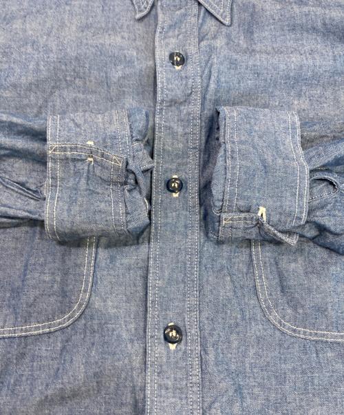 orSlow（オアスロウ）orSlow (オアスロウ) シャンブレーシャツ ブルー サイズ:Lの古着・服飾アイテム