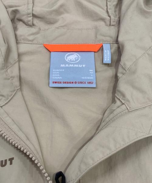 MAMMUT（マムート）MAMMUT (マムート) ハイキングウィンドブレーカー ベージュ サイズ:Lの古着・服飾アイテム