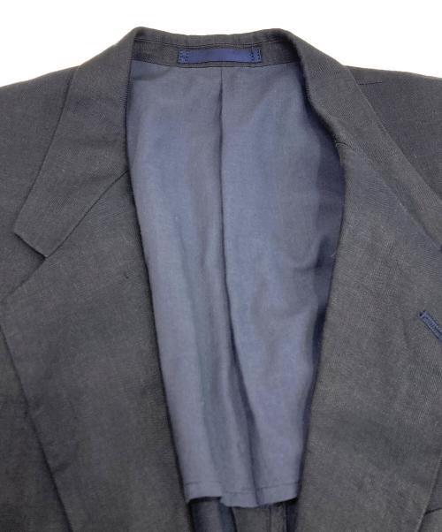 PAUL SMITH（ポールスミス）PAUL SMITH (ポールスミス) リネン金ホボタンブレザー ネイビー サイズ:Lの古着・服飾アイテム