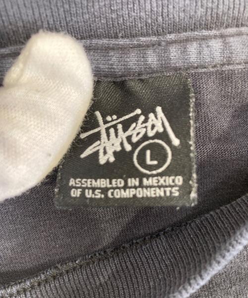 stussy（ステューシー）stussy (ステューシー) 両面プリントカットソー ブラック サイズ:Lの古着・服飾アイテム