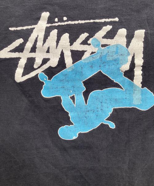 stussy（ステューシー）stussy (ステューシー) 両面プリントカットソー ブラック サイズ:Lの古着・服飾アイテム