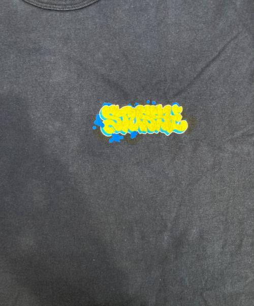 stussy（ステューシー）stussy (ステューシー) 袖プリントカットソー ネイビー サイズ:Mの古着・服飾アイテム