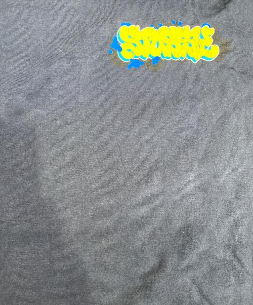 stussy（ステューシー）stussy (ステューシー) 袖プリントカットソー ネイビー サイズ:Mの古着・服飾アイテム