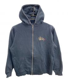 stussy（ステューシー）の古着「ジップパーカー」｜ブラック